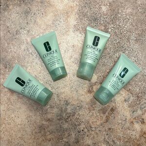 NWT Clinique 7 Day Scrub Cream; Travel-size, Mini x4